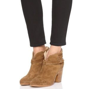 Rag and Bone Harrow Suede Ankle Booties